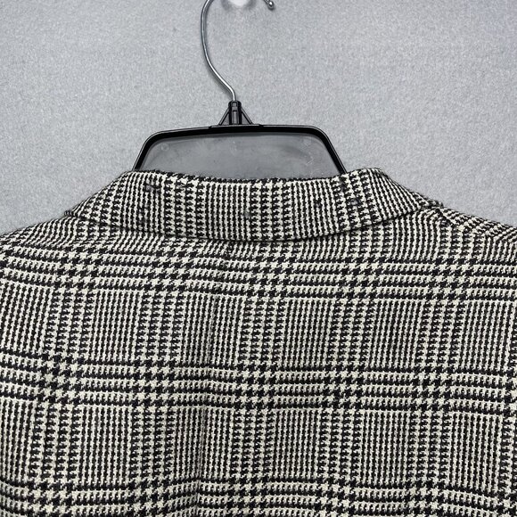 Vito Rufolo Vintage Alpaca Houndstooth Plaid Blazer Jacket Men's 44 Italian Made - Picture 8 of 13